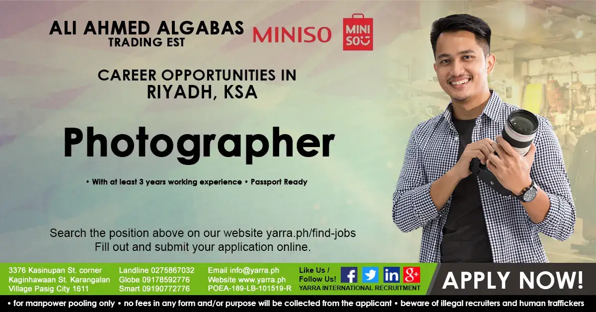 Photographer Yarra